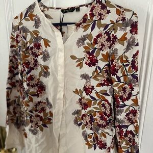 Silk Floral Blouse